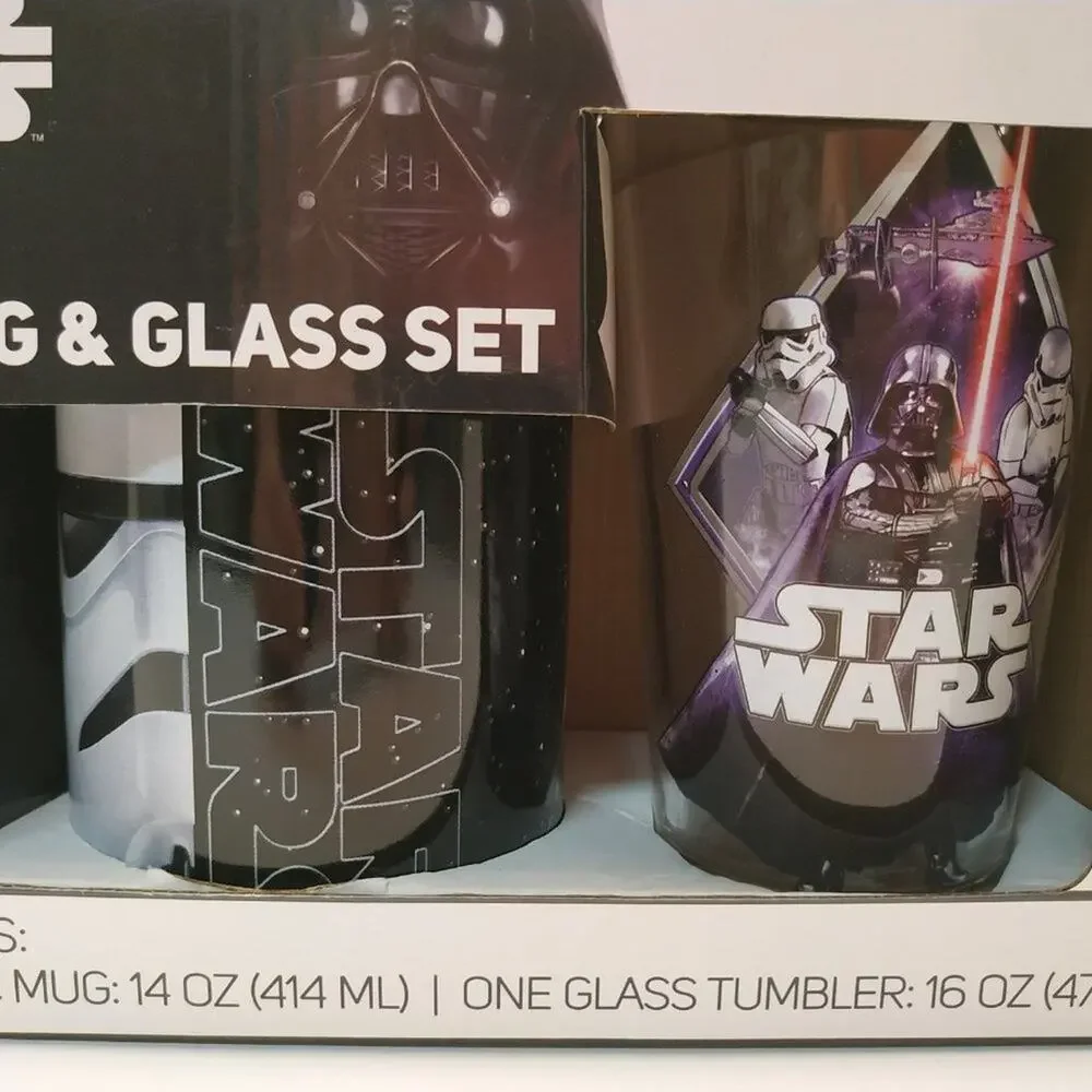 Star Wars Mug & Glass Set